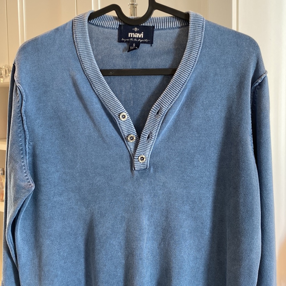 Sweater From Mavi In Light Blue